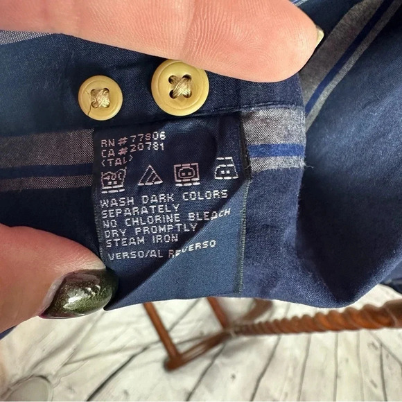 Men's tommy hilfiger Shirt size medium preppy business casual - Picture 5 of 6